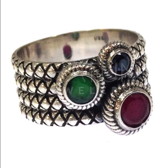 Artisan sterling silver ring Size 7.5 - Picture 7 of 7